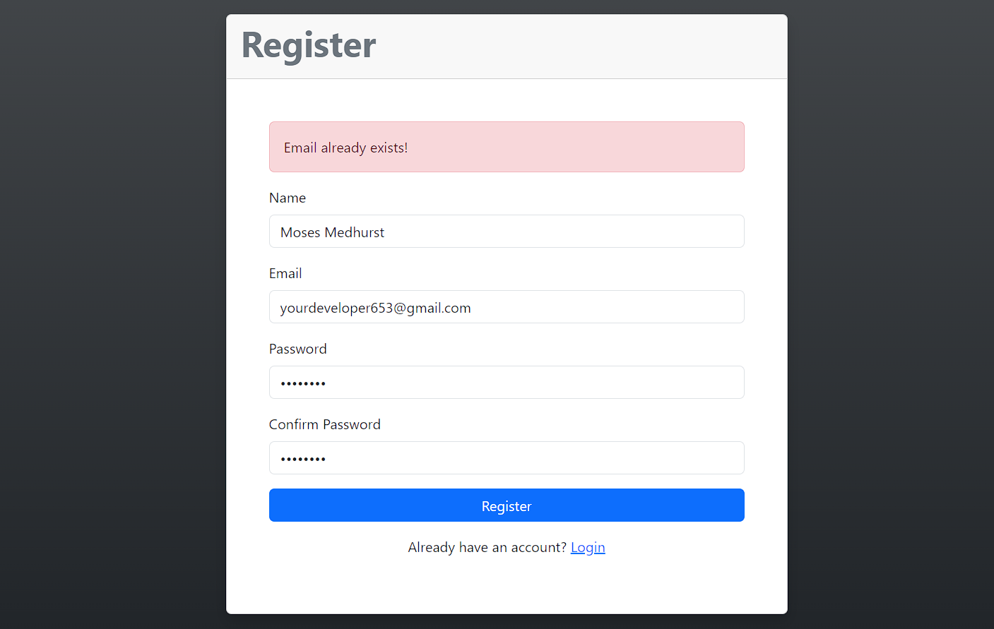 Building a Secure Authentication System with PHP OOP, PDO, MySQL, and Bootstrap 5