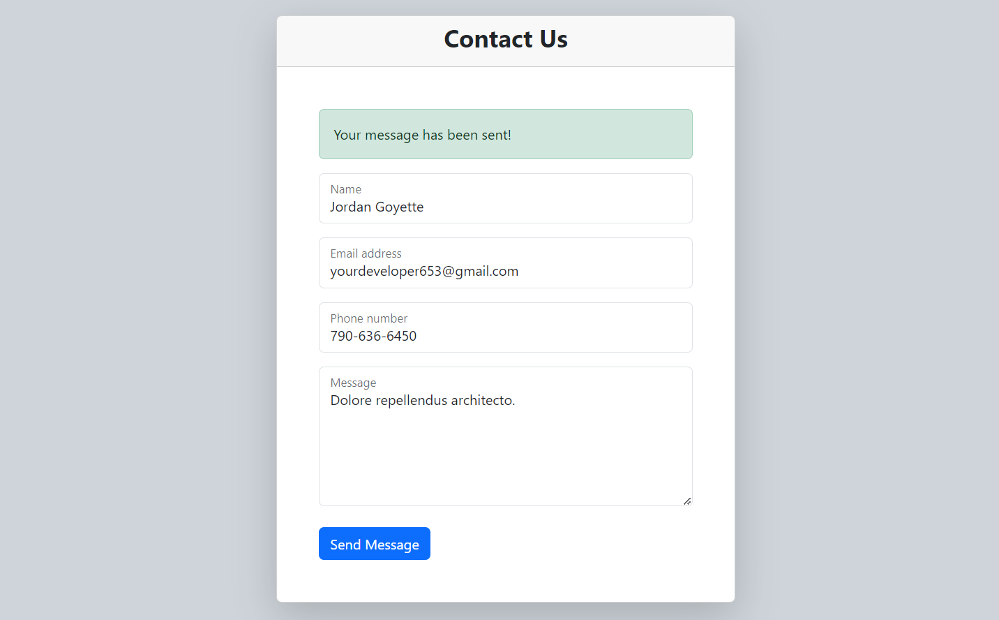 Send Mail with Contact Form Using PHPMailer & Gmail SMTP | 2023
