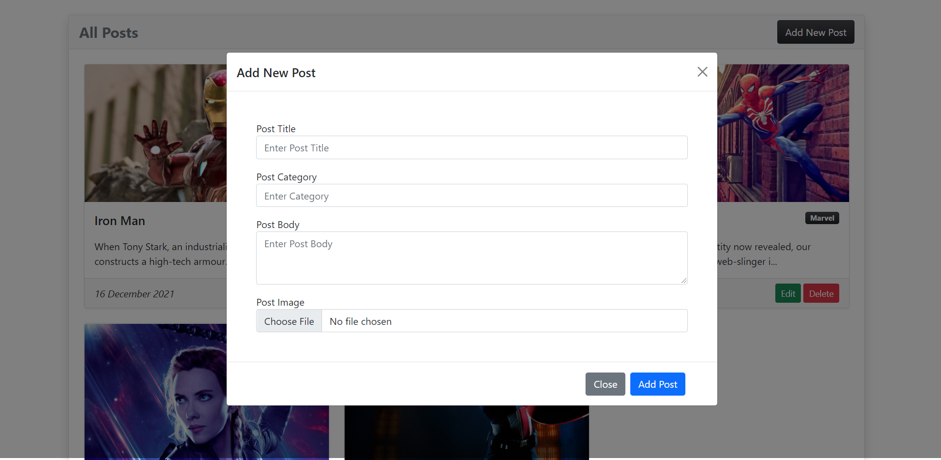 CRUD App Using CodeIgniter 4, Bootstrap 5, jQuery - Ajax